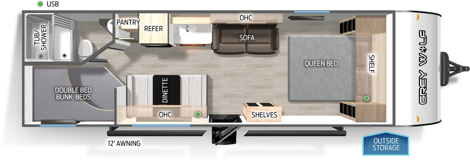 Cherokee Black Label 26EVBL Floorplan